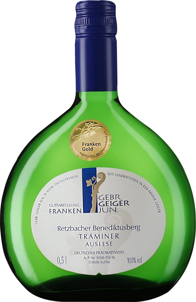 2020 Traminer Auslese Retzbacher Benediktusberg