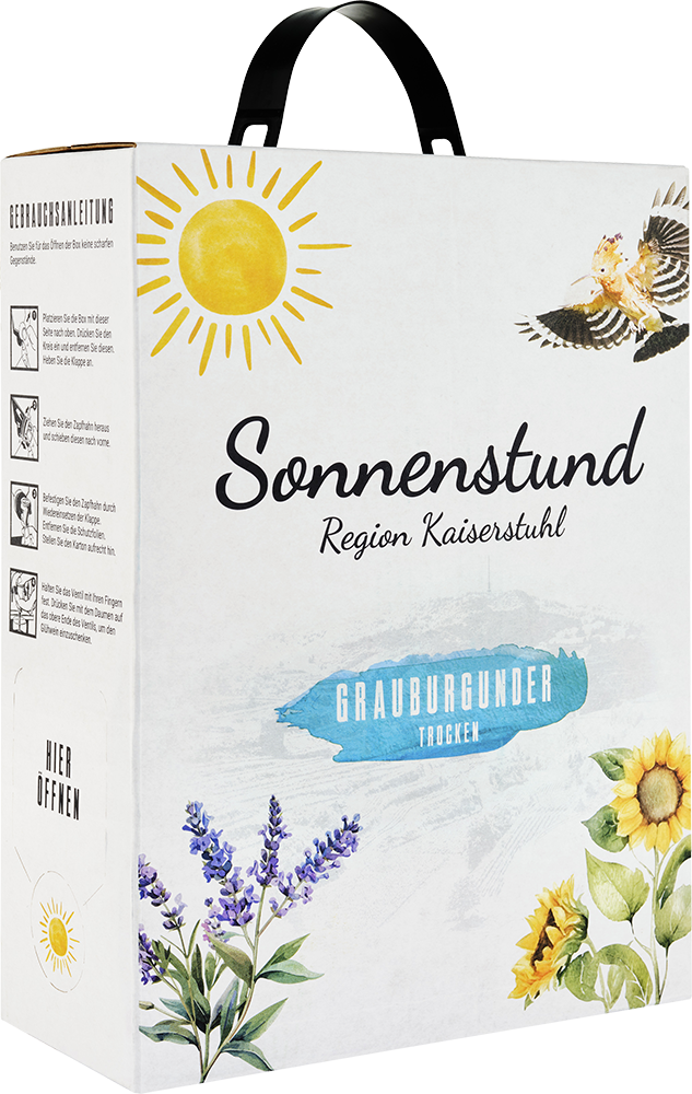 2025 Sonnenstund Grauburgunder, Bag-in-Box, 3 L, Region Kaiserstuhl, Baden 3,0 L