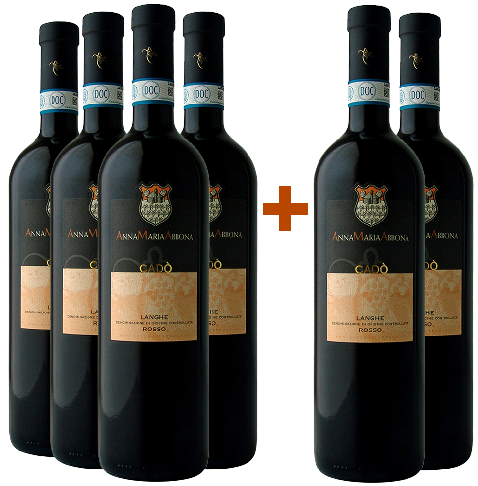 4+2 Paket Cado' Langhe Rosso DOC