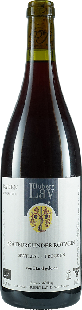 2016 Spätburgunder Rotwein Spätlese BIO