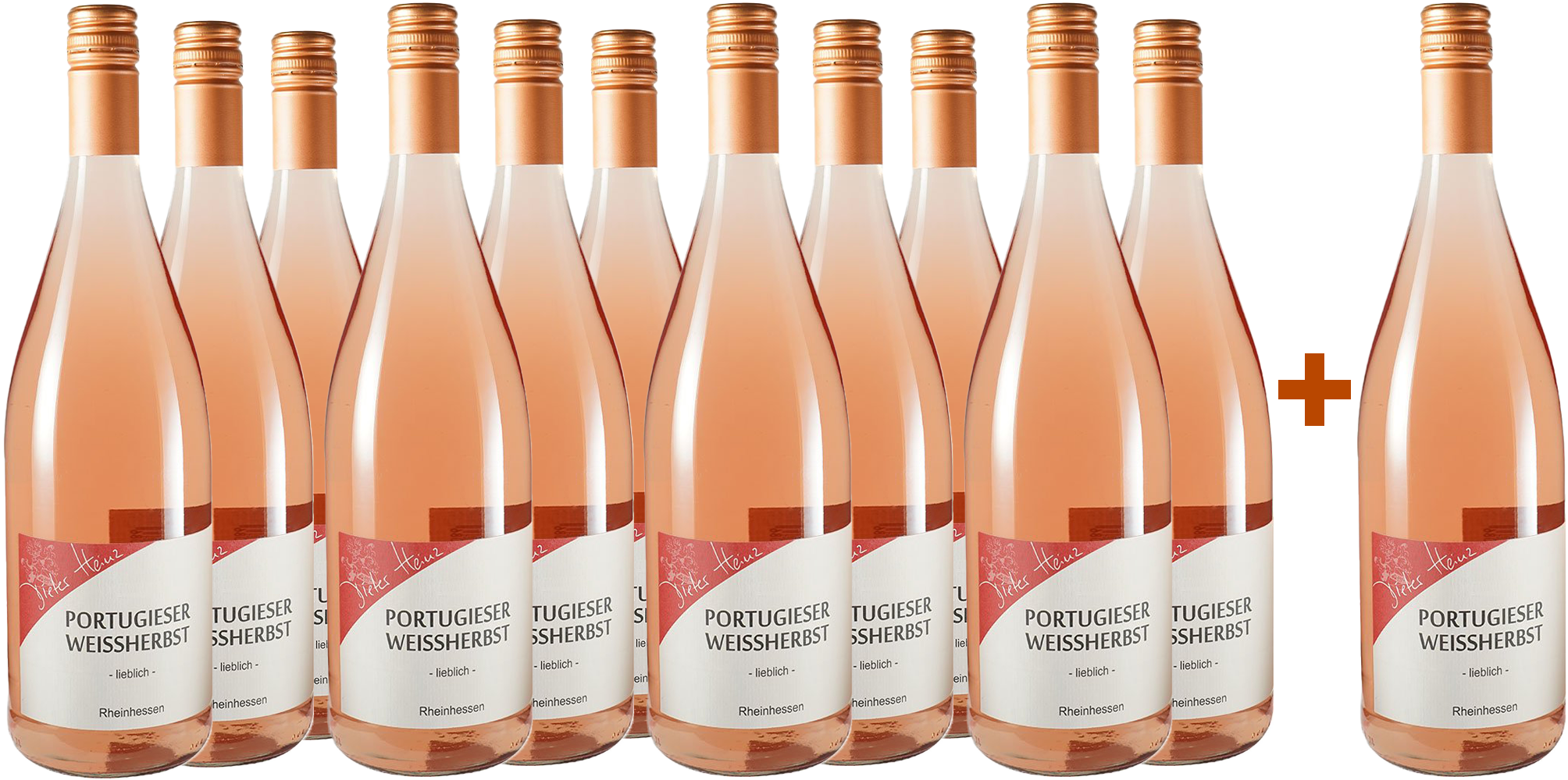 11+1 Paket Portugieser Weißherbst lieblich 1,0 L