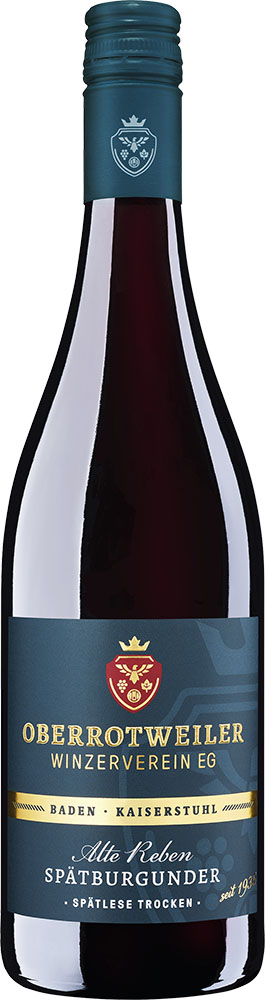 2022 Spätburgunder Rotwein, Spätlese, "Alte Reben", 0,75 L, Region Kaiserstuhl, Baden