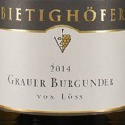 2014 Grauer Burgunder vom Löss trocken // Weingut Bietighöfer