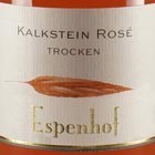 2015 Kalkstein Rosé trocken // Weingut Espenhof